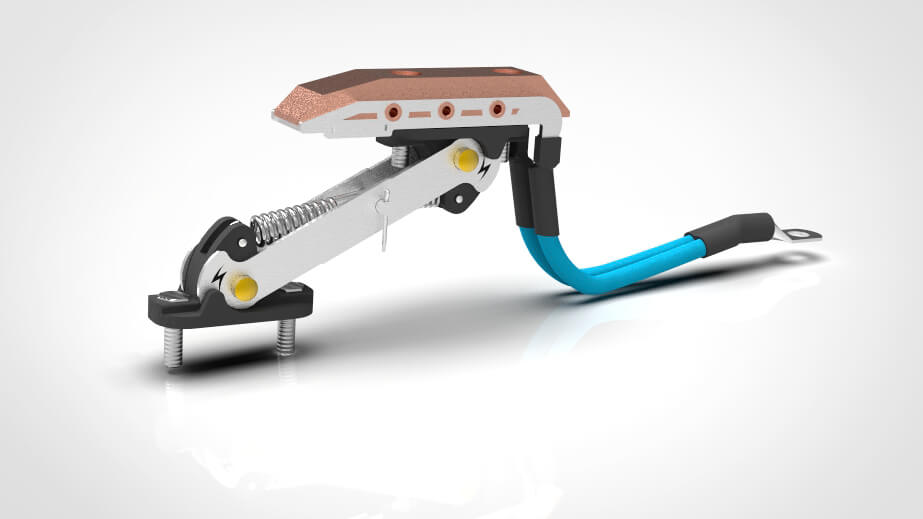 Cataphorèse - Preneur de courant