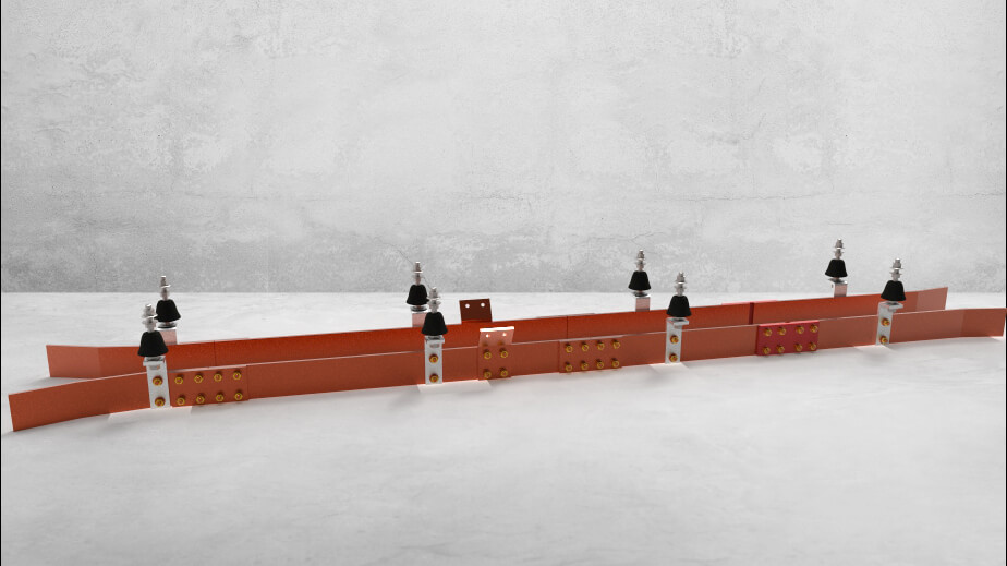 Cataphorèse - Rail d'alimentation cataphorèse